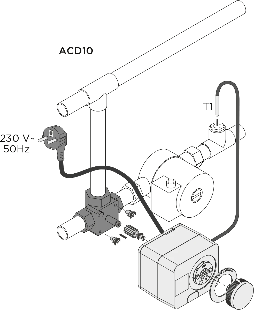 ACD10 Electrical connection