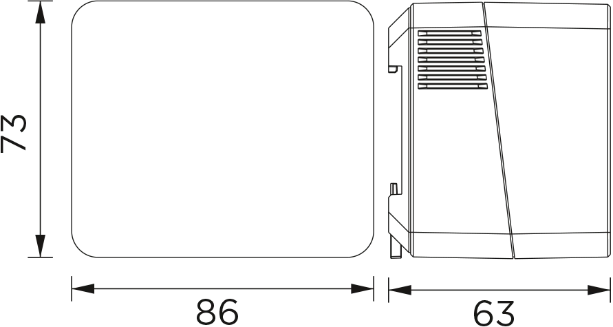 Power supply ZCEPS for zone control