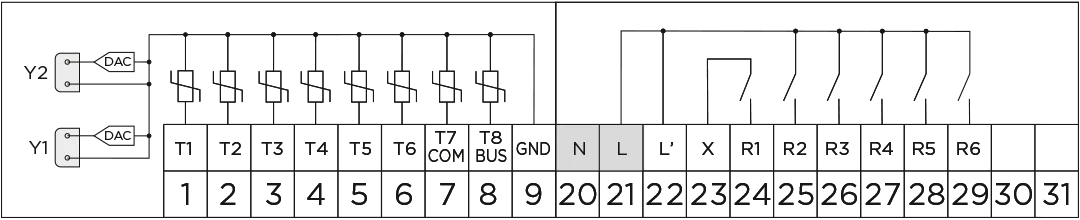 WDC electrical connection